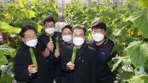 이성희 농협중앙회장, 청년 스마트팜 방문