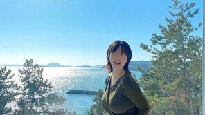 나비, 아름다운 만삭 D라인…행복한 미소