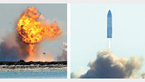 스페이스X 화성우주선 착륙 시험도중 폭발