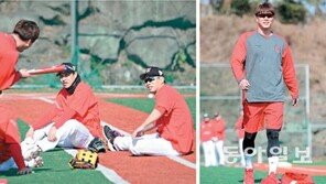 류현진 美출국… 김광현은 제주서 SK와 훈련