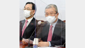 김태년 “김종인, 태극기부대 같아” vs 김종인 “신경 안 써”