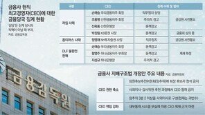 금융당국發 ‘2월 한파’에 떨고있는 금융그룹