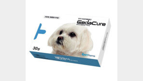 지엔티파마 “반려견 인지기능장애증후군 치료제 제다큐어 츄어블정 품목허가”