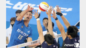 ‘러셀 28경기 연속 서브득점’ 한국전력, 대한항공 3-1 제압…2연승 행진