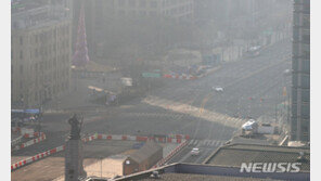 연휴 마지막 날 전국 대부분 미세먼지 ‘나쁨’…저녁부터 곳곳 눈·비