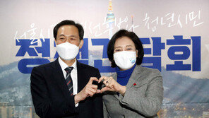 ‘21분 도시’ 띄운 박영선…“공약 빈약해” 직격탄 날린 우상호