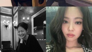 제니, 각선미 드러내는 스타킹 패션…‘큐티섹시’의 정석