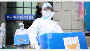 방역복 입은 경찰, IM선교회 압수수색