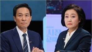 “서울시 대혼란” “질식” “흉물”…웃으며 저격한 박영선·우상호