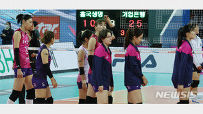 ‘조직력 붕괴’ 흥국생명, 인삼공사전서 부활하나