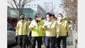 박범계, ‘집단 감염’ 남양주 현장 점검…“단속보다 방역 우선”