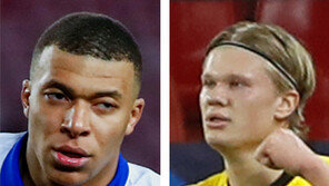 음바페 세다지만, 홀란 기세 더 무섭네