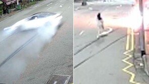 연인 구하려 불타는 차로 돌진…20대 스튜어디스 위독 (영상)