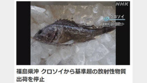 후쿠시마 강진 후 ‘방사능 우럭’ 잡혀…기준치 5배 세슘 검출