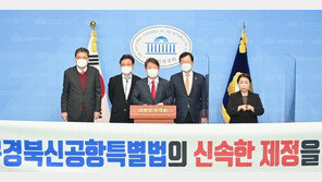 “대구경북 통합신공항 특별법 제정하라”