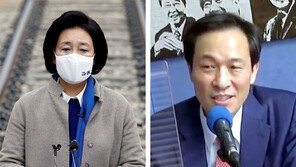 박영선 “본선 경쟁력이 중요”… 우상호 “조직표로 막판 역전”