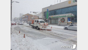 강원영동 눈 5~10cm 더 내린다…”살얼음 도로 주의”