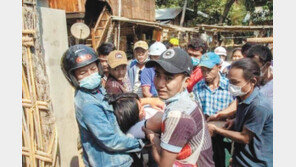 미얀마 또 ‘피의 진압’… 反쿠데타 시위 한달새 최소 45명 총격 사망