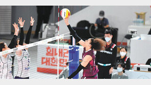 디우프 39득점… KGC인삼공사, 도로공사 꺾고 2연승