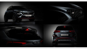 현대차, 코나 N 디자인 티저 공개…“최초의 고성능 SUV”