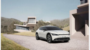 베일벗은 기아 전기차 ‘EV6’…‘타이거 페이스’ 눈길