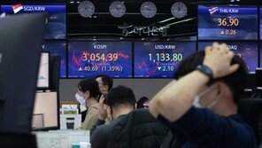 코스피, 장초반 0.2% 상승 3050선…LG화학·SK이노 5%↓