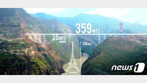 ‘보기만 해도 아찔’…인도, 세계에서 제일 높은 다리 곧 완성