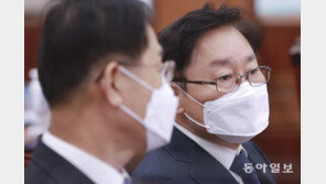 “尹 쫓아내려 중수청 추진?” 질문에…박범계 “신중한 접근, 尹사퇴 변수 아냐”