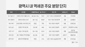 지방 역세권에 새 아파트 공급 활발