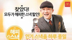 인기메뉴 평균 14% 할인… ‘맥런치’ 재출시 3주 만에 100만개 판매