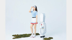 화려한 패턴으로 여름 라운딩 룩 완성