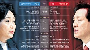 박영선 “MB 닮아” vs 오세훈 “민심 분노”… 대진표 확정되자마자 난타전