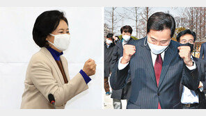 박영선 “낡은 시장 안돼” 對 오세훈 “무능 정권 심판”