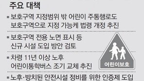 신호기 없는 스쿨존 횡단보도, 차량 일시정지 의무화 