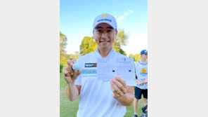 프로골퍼 문경준 ‘기적의 앨버트로스’