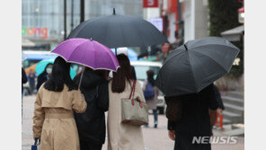 [날씨]미세먼지 씻기는 토요일 봄비…오후 전국 확대