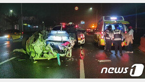 10대 무면허 운전 아반떼, BMW 받아 10대 6명 부상