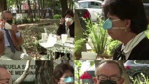 “밥 먹을 때 코라도 가리세요”… ‘코 마스크’ 등장