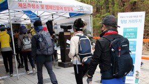 북한산-계룡산으로… 도심 인근 국립공원 탐방객 급증