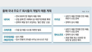 ‘개발자 인력난’ IT업계는 “신입 뽑아 키우겠다” 