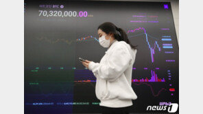 비트코인 국내 최고가 경신…7200만원 찍었다