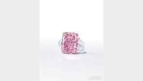 15.81캐럿 핑크 다이아반지 경매…추정가 284억~437억