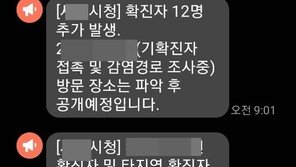 사라진 코로나 재난문자 시민 반응은 ‘싸늘’