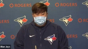 류현진 “수비·불펜은 100점…난 역전 허용해 아쉽다”