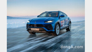 “얼음호수에서 시속 298km로 달렸다”… 람보르기니 우루스, 러시아 바이칼호 최고 기록