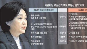 朴 “공공 핵심 역할” 吳 “민간 주도 개발”… 부동산 공약 분석해보니