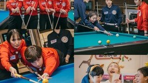 ‘노는 언니’ 박세리-한유미, 당구 3쿠션 맞대결