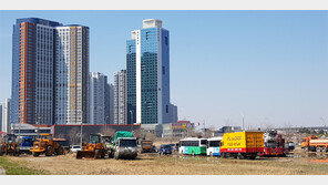 송도 화물차주차장 입지 선정에 주민반발 거세