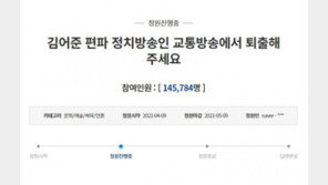 “김어준, 교통방송서 퇴출해라” 靑 청원, 사흘 만에 14만 명 돌파