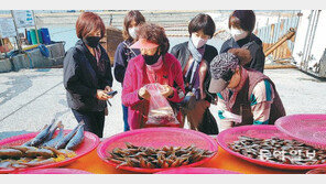 “말린 생선 얼마예요?”